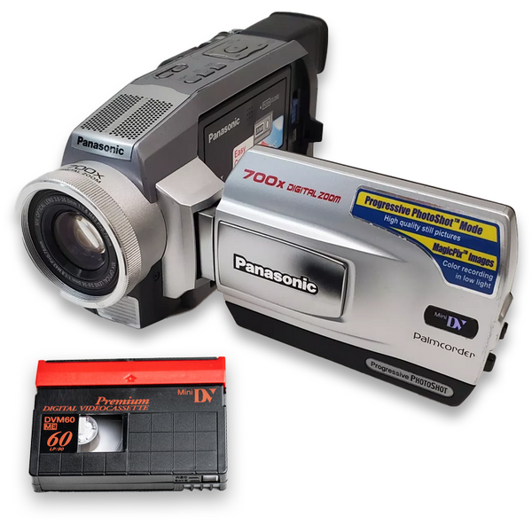 miniDV Tape CCD Vintage Camcorder w/ blank tape, USB